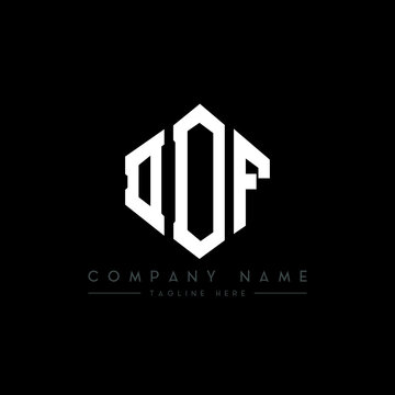 DDF letter logo design with polygon shape. DDF polygon logo monogram. DDF cube logo design. DDF hexagon vector logo template white and black colors. DDF monogram, DDF business and real estate logo. 