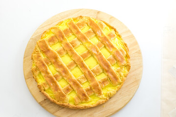 Tasty and beautiful Homemade cream tart