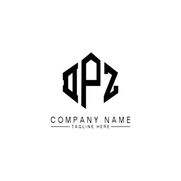 DPZ letter logo design with polygon shape. DPZ polygon logo monogram. DPZ cube logo design. DPZ hexagon vector logo template white and black colors. DPZ monogram, DPZ business and real estate logo. 