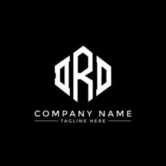 DRD letter logo design with polygon shape. DRD polygon logo monogram. DRD cube logo design. DRD hexagon vector logo template white and black colors. DRD monogram, DRD business and real estate logo. 