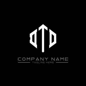 DTD letter logo design with polygon shape. DTD polygon logo monogram. DTD cube logo design. DTD hexagon vector logo template white and black colors. DTD monogram, DTD business and real estate logo. 