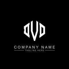 DVD letter logo design with polygon shape. DVD polygon logo monogram. DVD cube logo design. DVD hexagon vector logo template white and black colors. DVD monogram, DVD business and real estate logo. 