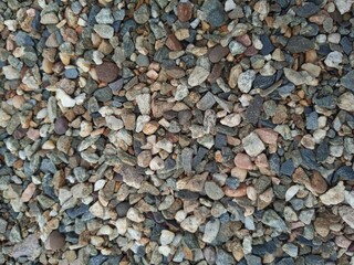 Wallpaper of stone. Texture. Gravel