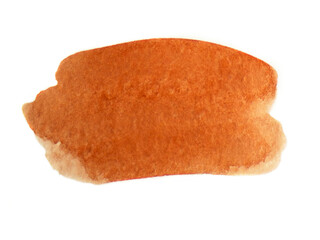 Watercolor bright handmade brush stroke