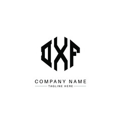 DXF letter logo design with polygon shape. DXF polygon logo monogram. DXF cube logo design. DXF hexagon vector logo template white and black colors. DXF monogram, DXF business and real estate logo. 