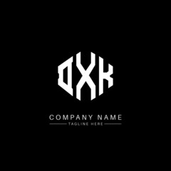 DXK letter logo design with polygon shape. DXK polygon logo monogram. DXK cube logo design. DXK hexagon vector logo template white and black colors. DXK monogram, DXK business and real estate logo. 