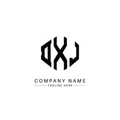 DXJ letter logo design with polygon shape. DXJ polygon logo monogram. DXJ cube logo design. DXJ hexagon vector logo template white and black colors. DXJ monogram, DXJ business and real estate logo. 