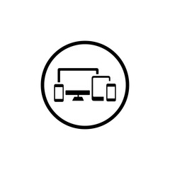Responsive Icon For Your Project, Project Icons, Responsive Icons in circle