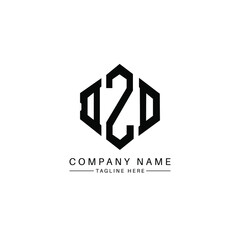 DZD letter logo design with polygon shape. DZD polygon logo monogram. DZD cube logo design. DZD hexagon vector logo template white and black colors. DZD monogram, DZD business and real estate logo. 