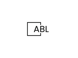 ABL letter initial logo design vector illustration