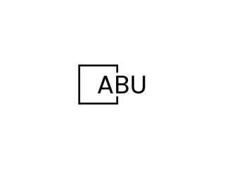 Obraz premium ABU letter initial logo design vector illustration