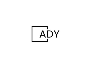 Obraz premium ADY letter initial logo design vector illustration