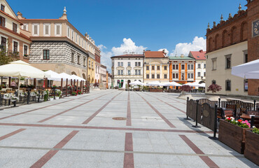 Kamienice na rynku w Tarnowie