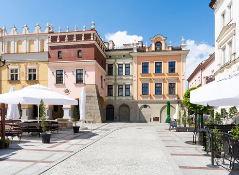 Kamienice na rynku w Tarnowie
