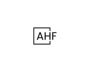 AHF Letter Initial Logo Design Vector Illustration