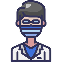 doctor line icon