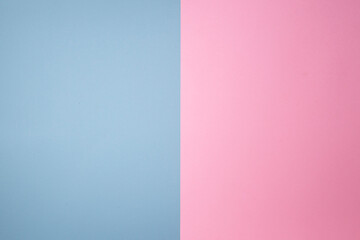 Blue and pink cardboard background. Texture with text space