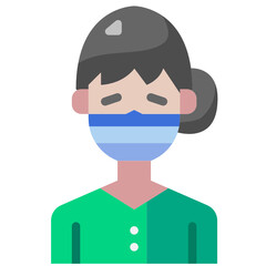 patient flat icon