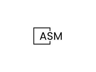 Obraz premium ASM Letter Initial Logo Design Vector Illustration