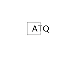 Obraz premium ATQ Letter Initial Logo Design Vector Illustration