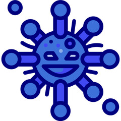 Virus Two Tone icon