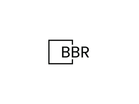 BBR Letter Initial Logo Design Vector Illustration