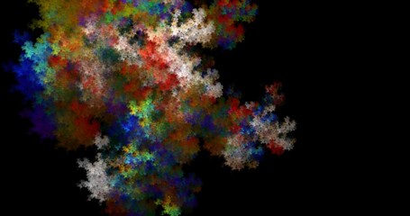 Fototapeta na wymiar abstract coral fractal background