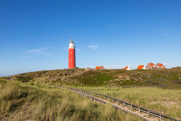 Fototapeta na wymiar Texel Netherlands Lighthouse