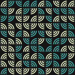 Abstract Geometric Pattern generative computational art illustration