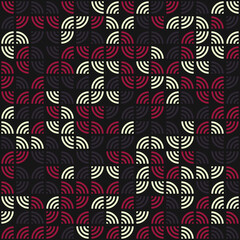 Abstract Geometric Pattern generative computational art illustration