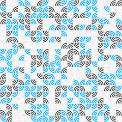 Abstract Geometric Pattern generative computational art illustration