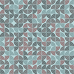 Abstract Geometric Pattern generative computational art illustration