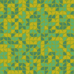 Abstract Geometric Pattern generative computational art illustration