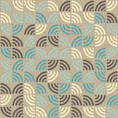 Abstract Geometric Pattern generative computational art illustration