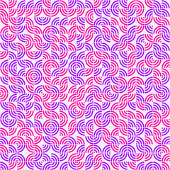 Abstract Geometric Pattern generative computational art illustration