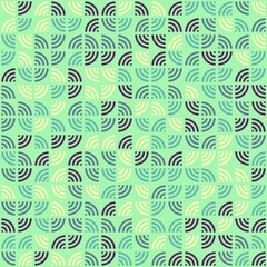 Abstract Geometric Pattern generative computational art illustration