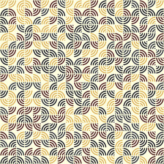 Fototapeta premium Abstract Geometric Pattern generative computational art illustration