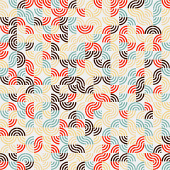 Abstract Geometric Pattern generative computational art illustration