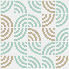 Fototapeta premium Abstract Geometric Pattern generative computational art illustration