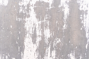 Biało szare tło zniszczonej ściany, popękana brudna tekstrura. - obrazy, fototapety, plakaty