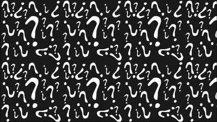 Question marks, question, seamless pattern