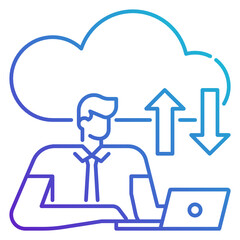 cloud E-commerce icon