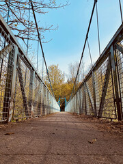 Vanishing Point On A Footbridge