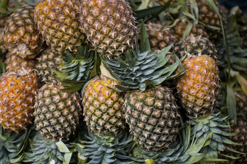 pineapple or nanasi  in the market