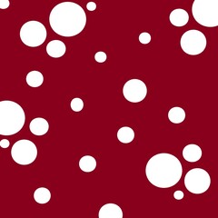 Maroon Polka Dot