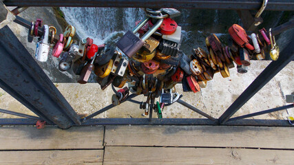 locks on the bridge