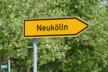 Street sign Neukolln