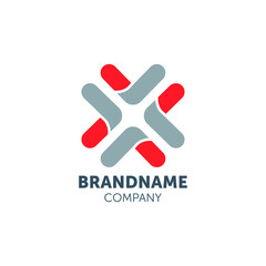 line logo design with geometry