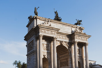 Obraz premium arch of triumph in Milan