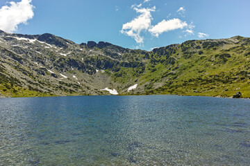 Fototapeta na wymiar Landscape of The Fish Lakes (Ribni Ezera), Rila mountain, Bulgaria